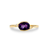 Amethyst & Diamond Ring - Dracakis Jewellers